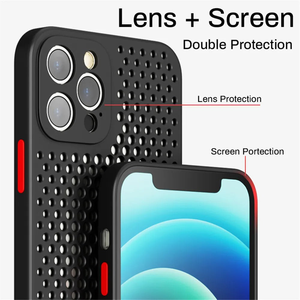 coque iphone 12 AirFlow Protect camera