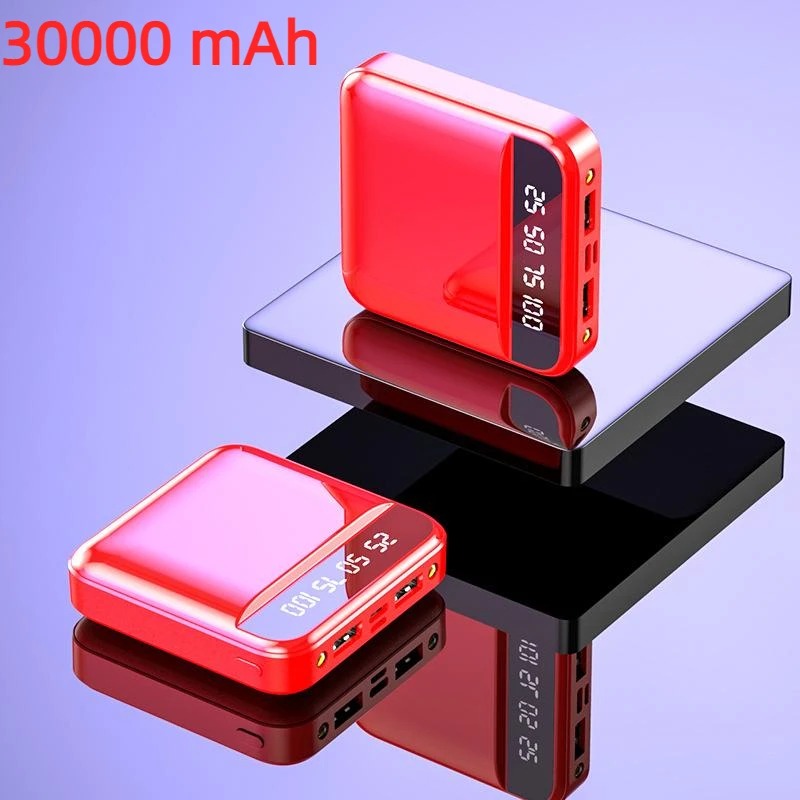 batterie externe 30000 mah VoltCube rouge