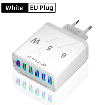 chargeur pour telephone blanc