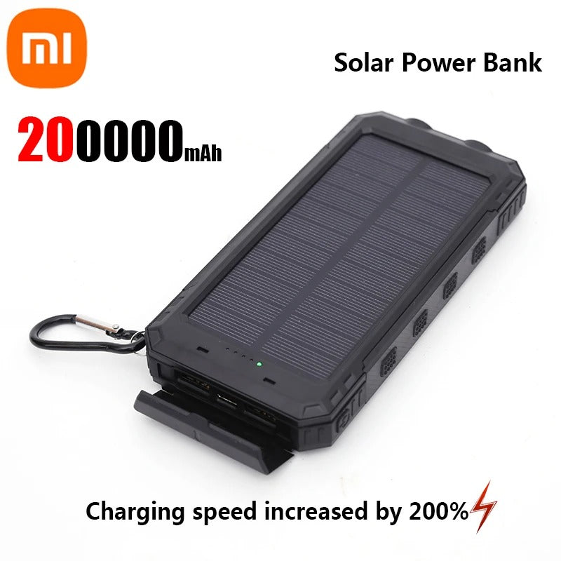 chargeur telephone solaire SolarXtreme noir