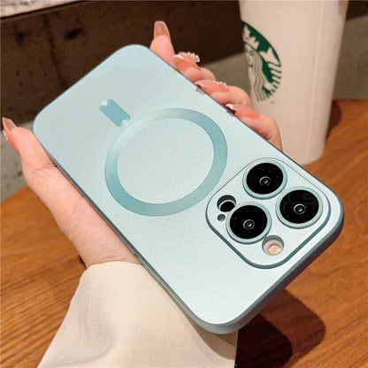 coque iPhone 12 AuraMag turquoise