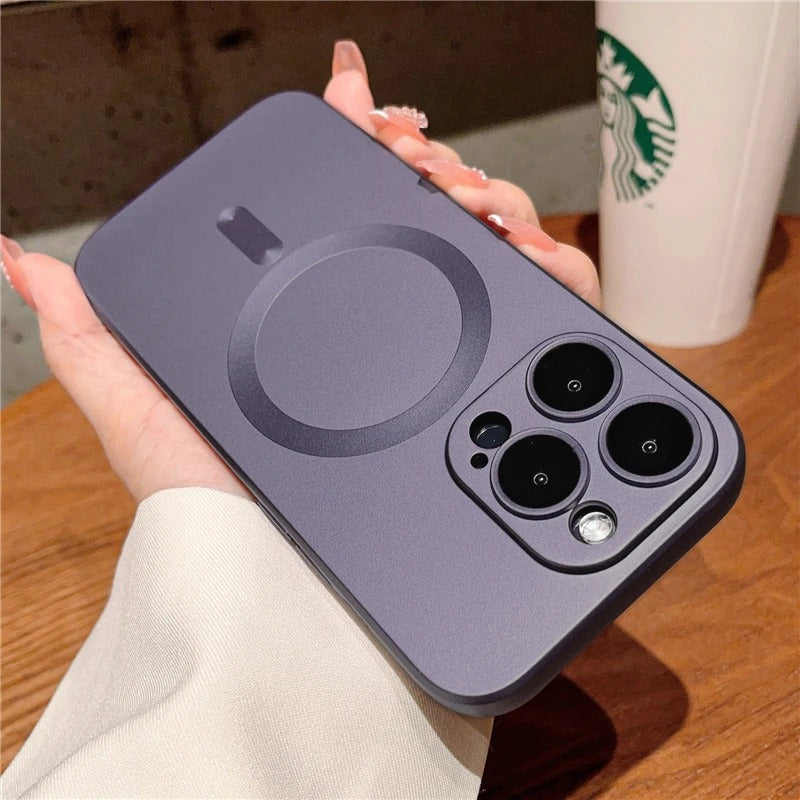 coque iPhone 12 AuraMag violet