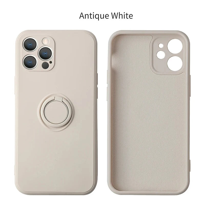 coque iphone 12 SquareGrip blanc