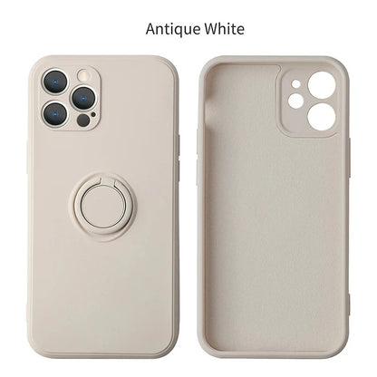 coque iphone 12 SquareGrip blanc