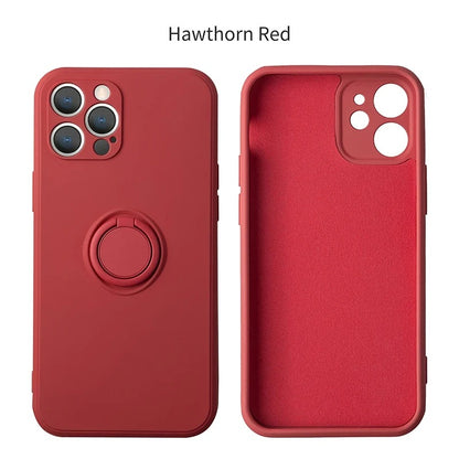 coque iphone 12 SquareGrip rouge