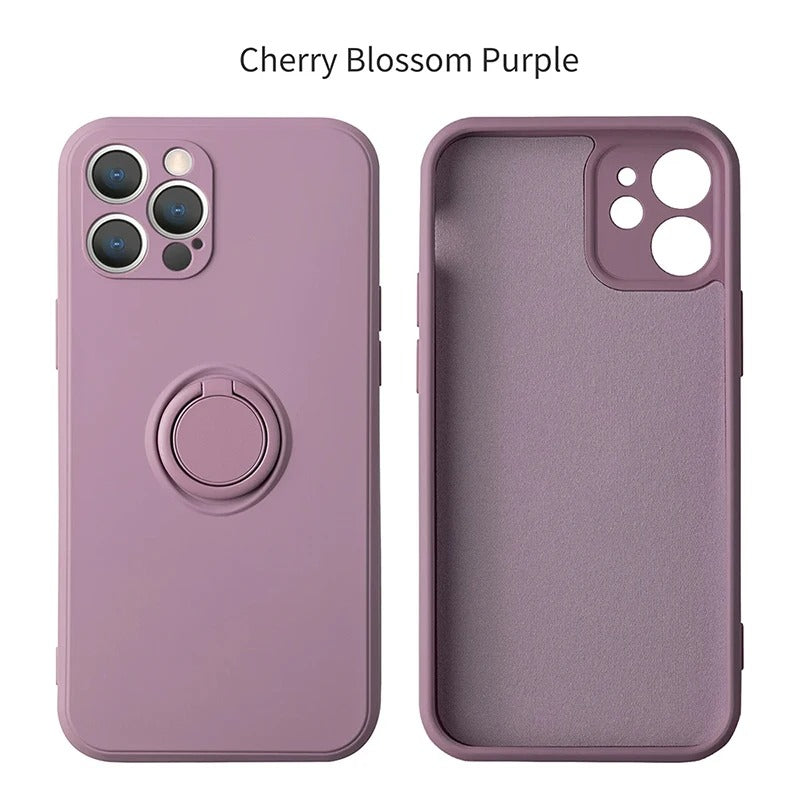 coque iphone 12 SquareGrip violet