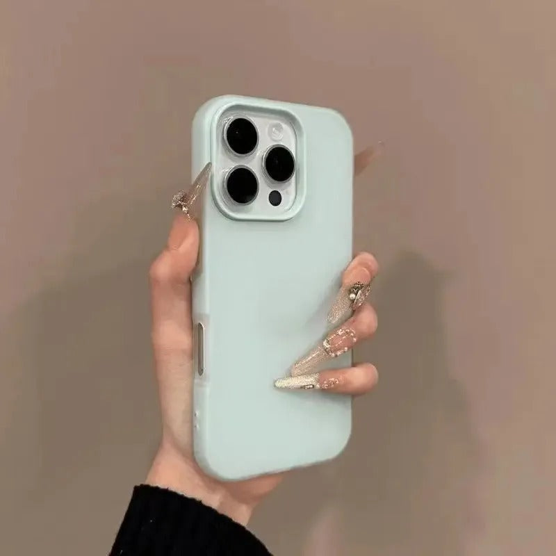 coque iphone 13 CandyShield bleugris