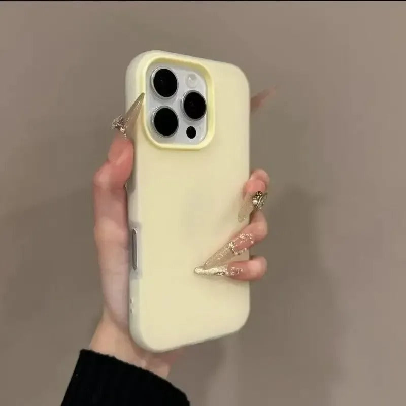 coque iphone 13 CandyShield jaune