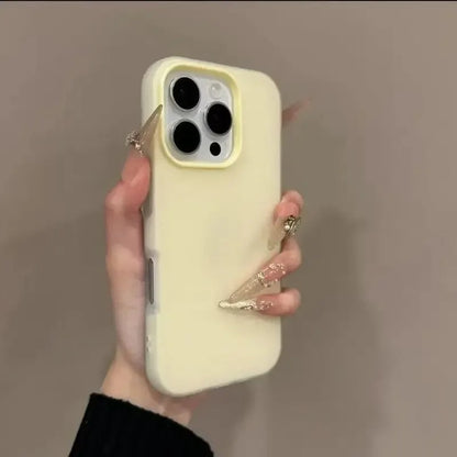 coque iphone 13 CandyShield jaune