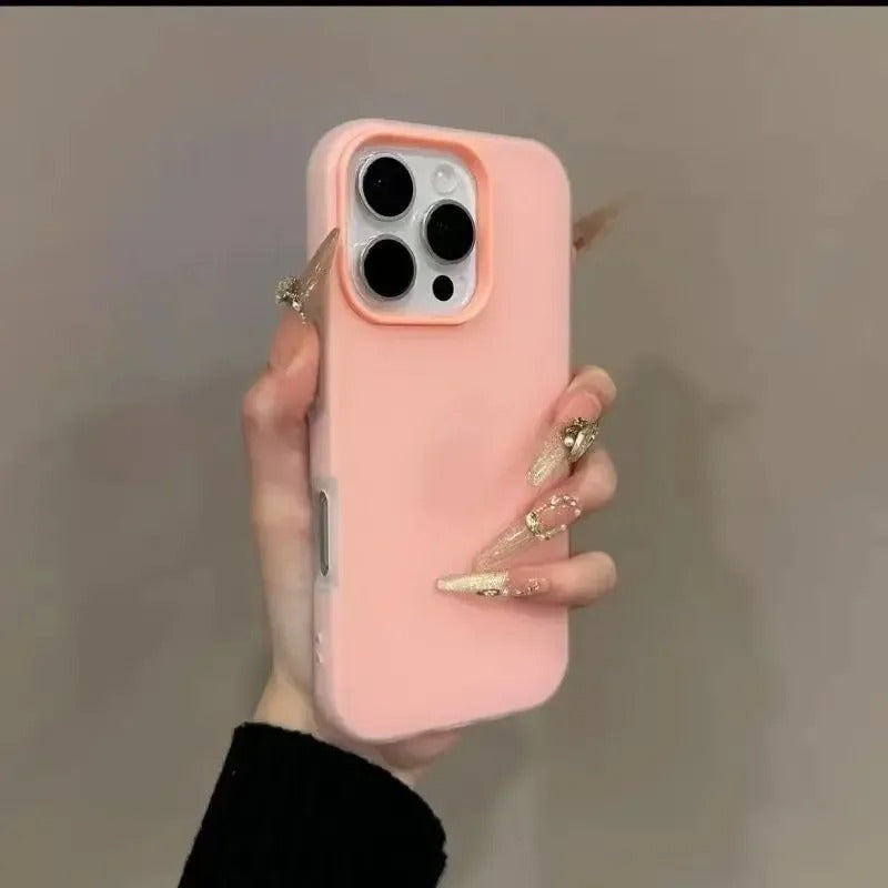 coque iphone 13 CandyShield saumon
