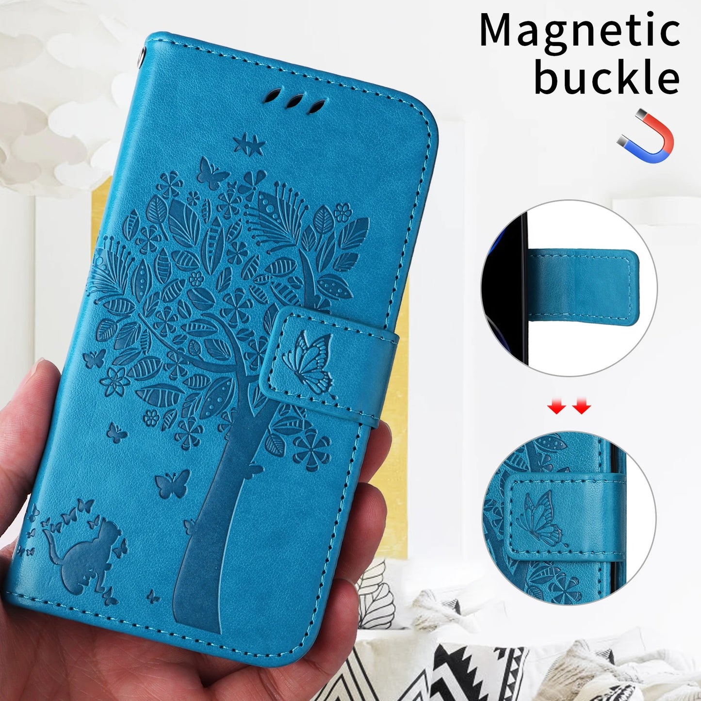 coque iphone 14 TreeWallet Case aimant