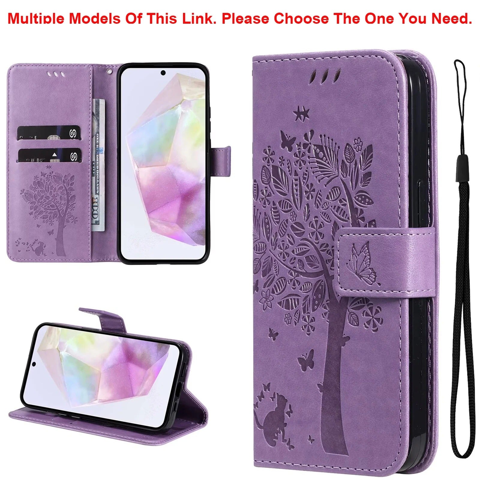 coque iphone 14 TreeWallet Case lavande