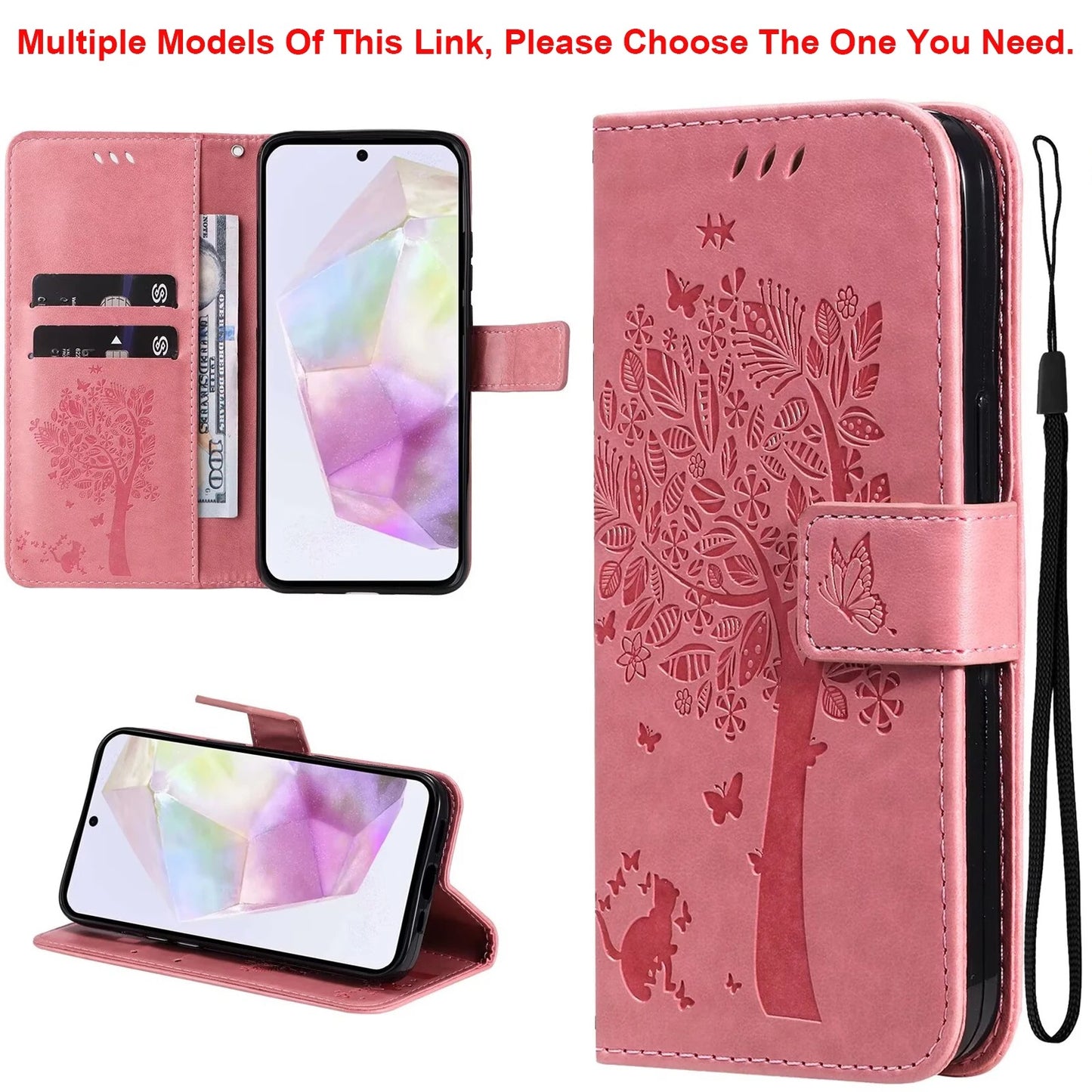 coque iphone 14 TreeWallet Case pink