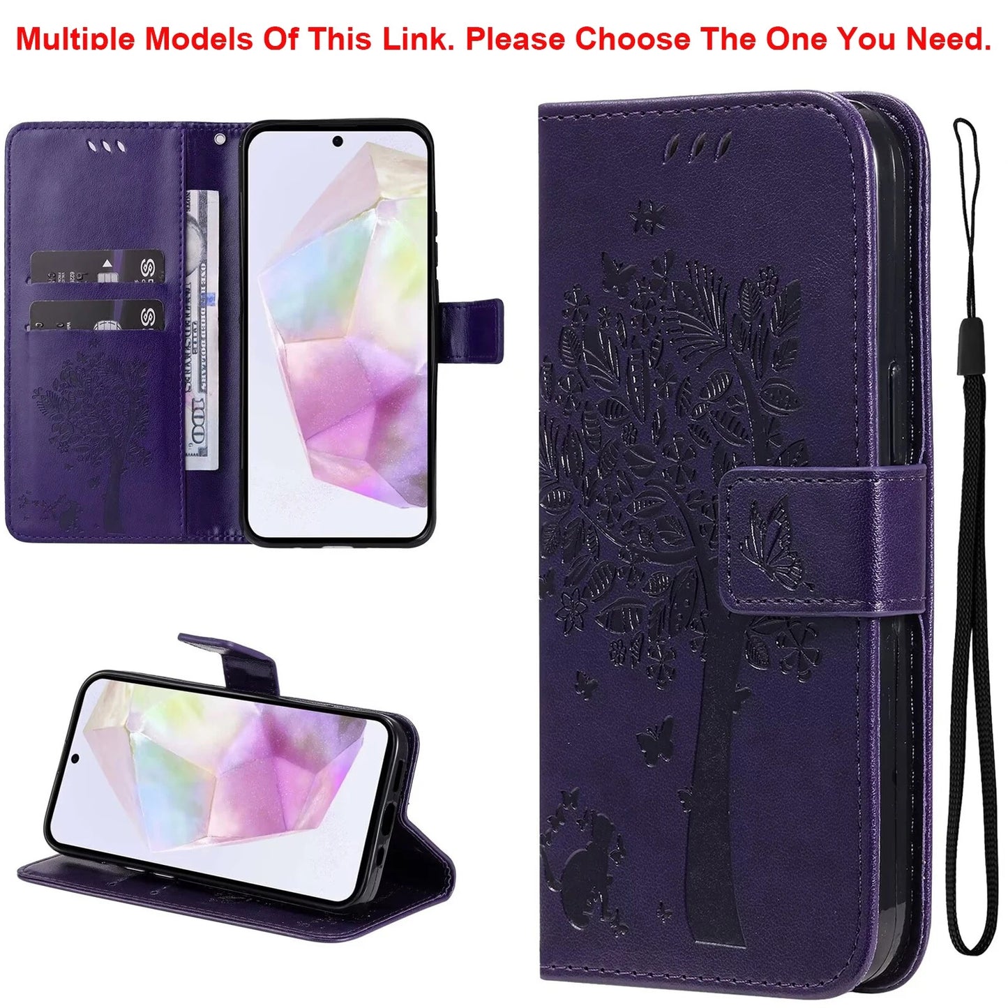 coque iphone 14 TreeWallet Case violet