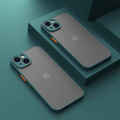 coque iphone 15 Mat Pulse vert