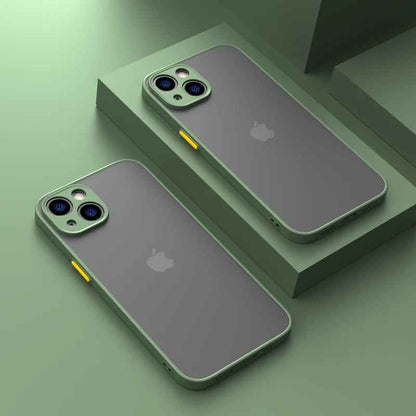 coque iphone 15 Mat Pulse vert