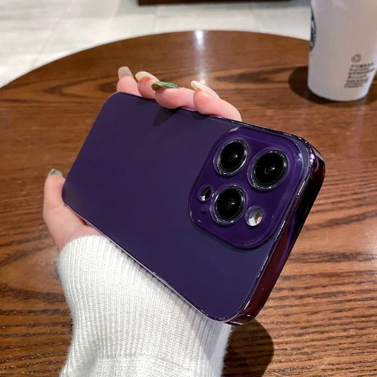 coque iphone 16 CrystalBlue violet