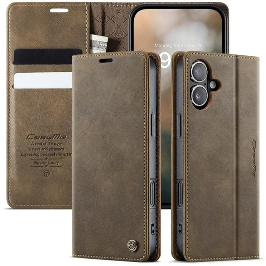 coque iphone 16 Luxera marron