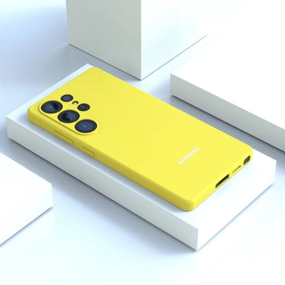 coque samsung s21 SilicoFlex jaune