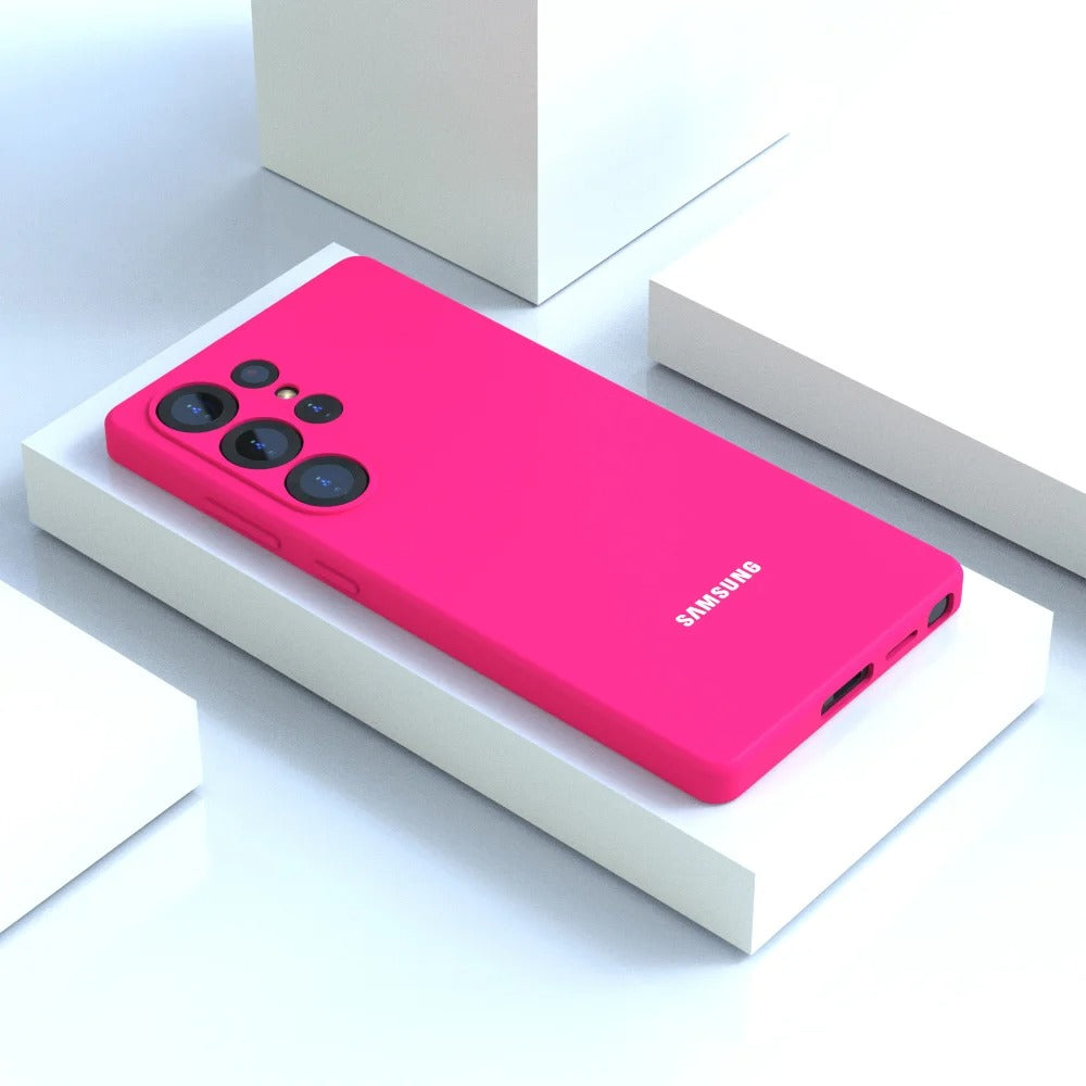 coque samsung s21 SilicoFlex rose