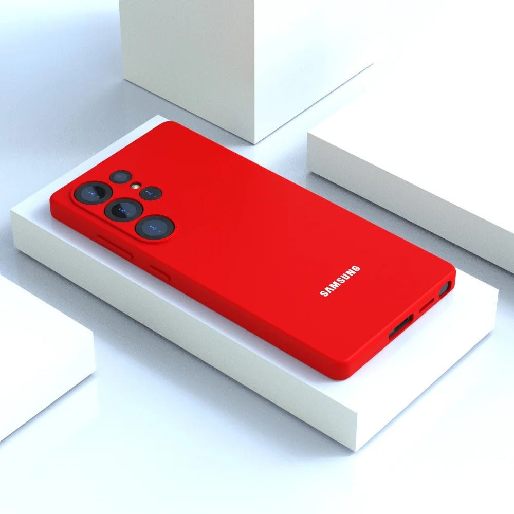coque samsung s21 SilicoFlex rouge