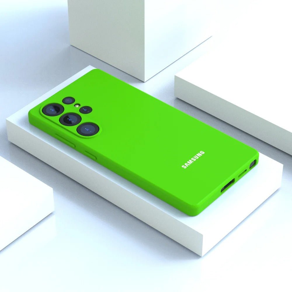 coque samsung s21 SilicoFlex vert