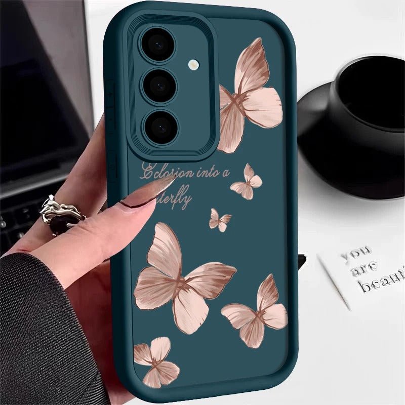 coque samsung s22 ButterFly Guard vert