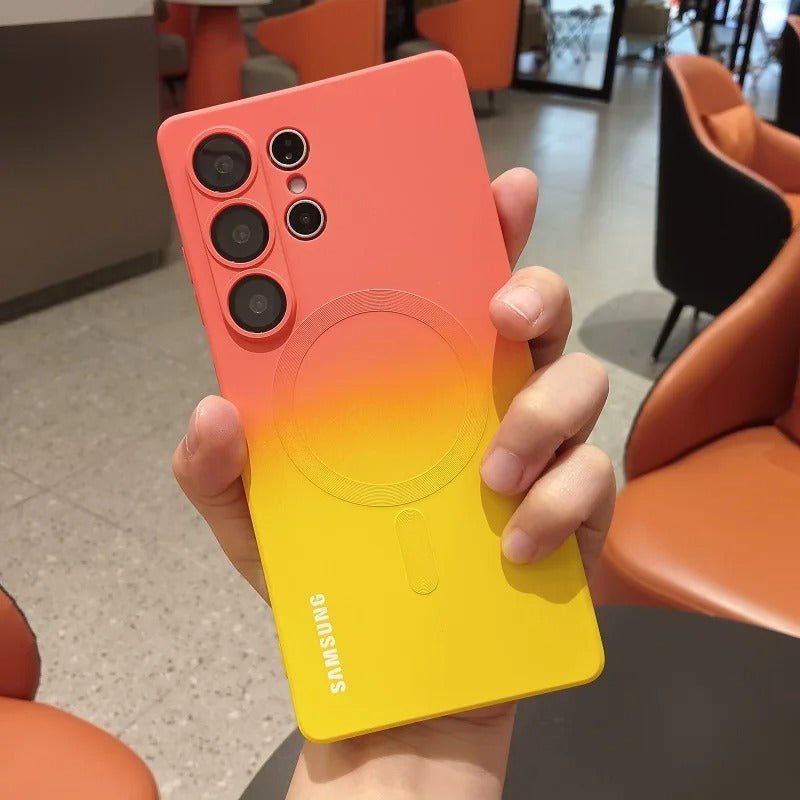 coque samsung s22 ColorMag Glow orange