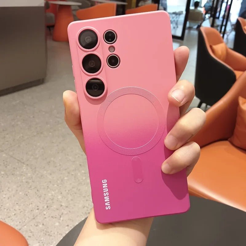 coque samsung s22 ColorMag Glow rose