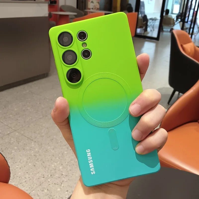 coque samsung s22 ColorMag Glow vert