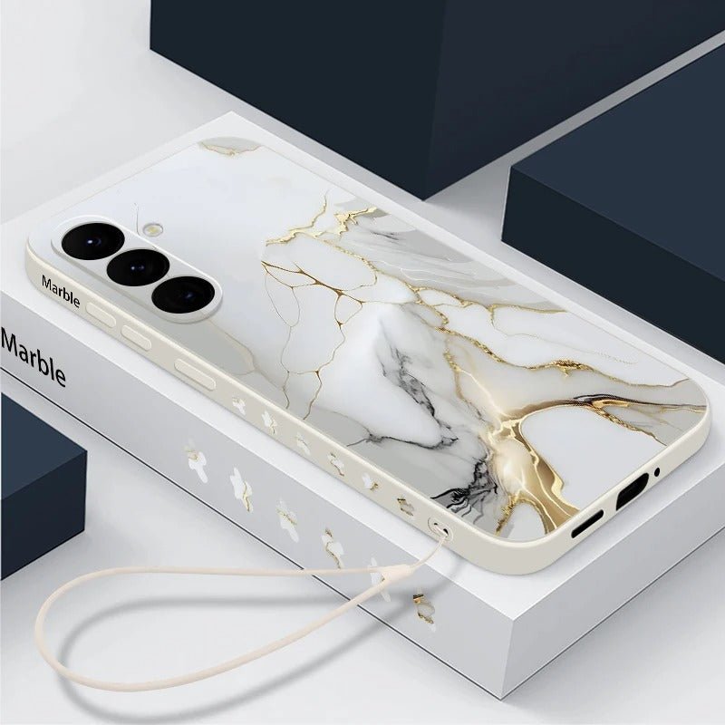 coque samsung s22 MarbleShield blanc