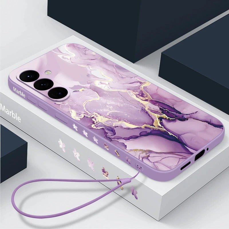 coque samsung s22 MarbleShield violet