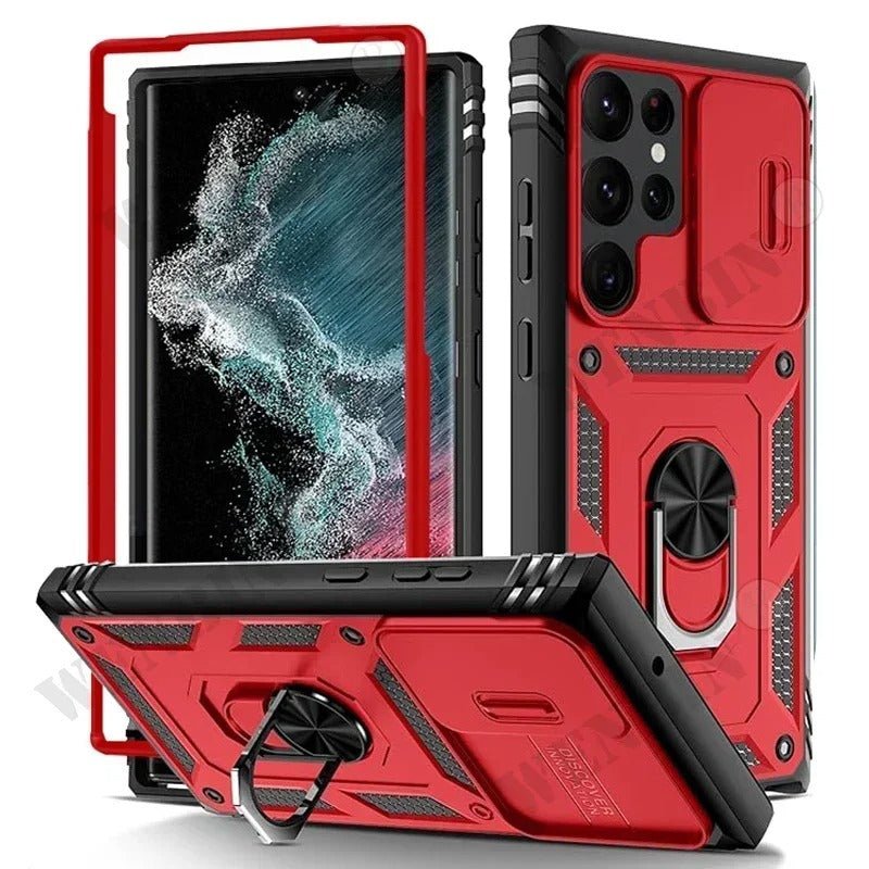 coque samsung s23 ArmorShield rouge