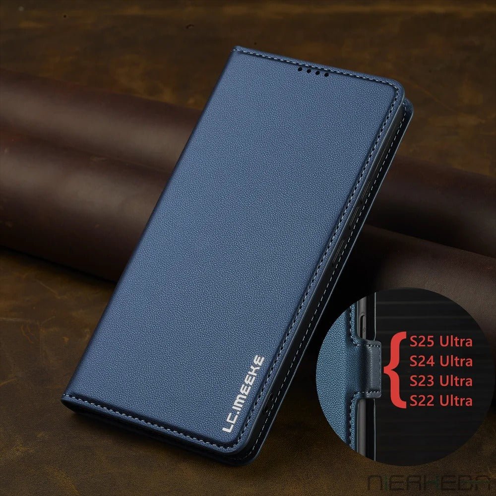 coque samsung s23 MagnetiCase Slim bleu