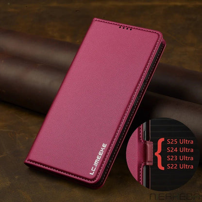 coque samsung s23 MagnetiCase Slim rose