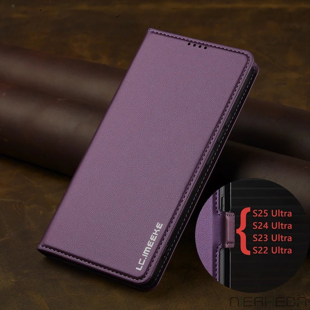 coque samsung s23 MagnetiCase Slim violet