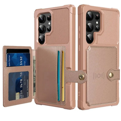 coque samsung s24 ArmorWallet rose