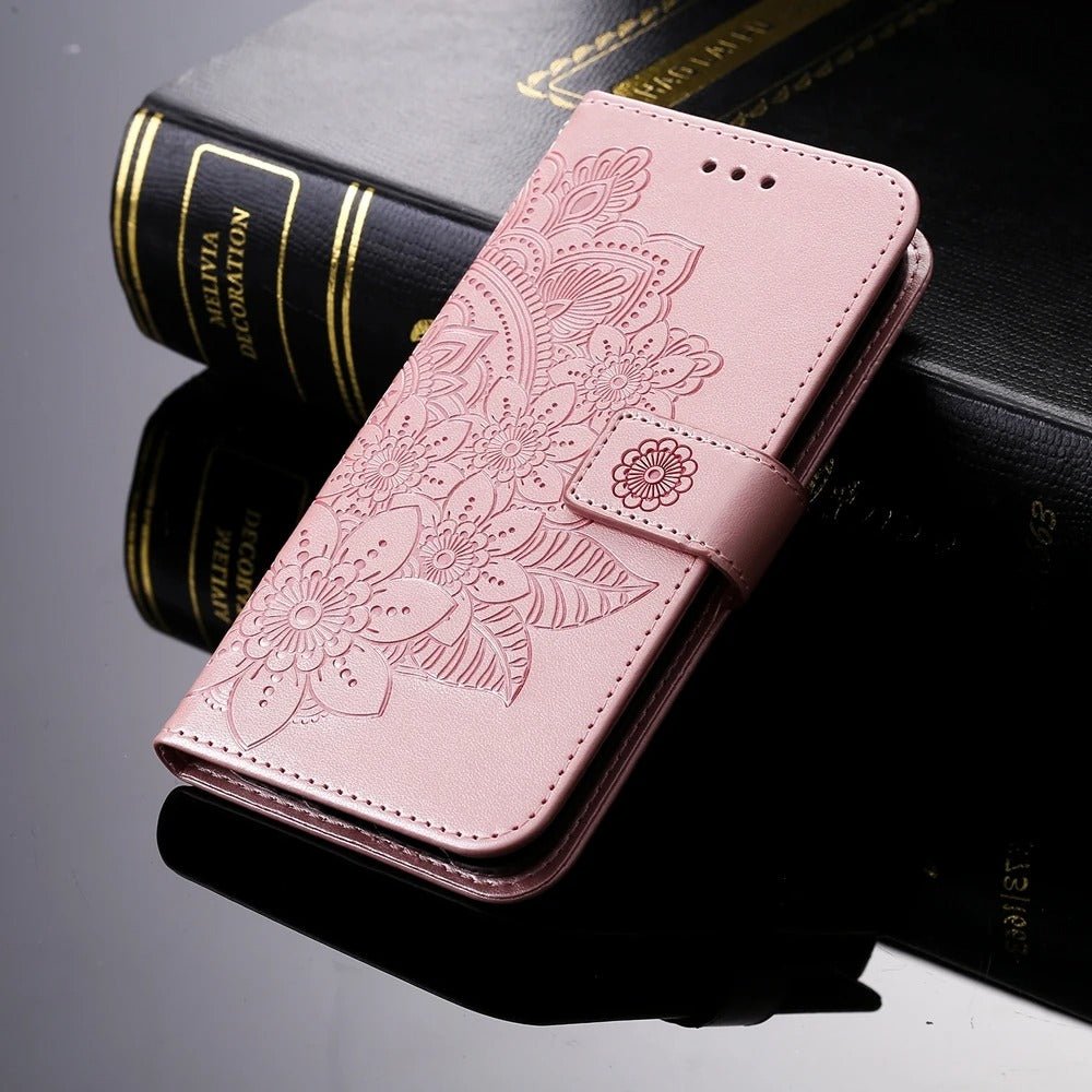 coque samsung s24 BloomWallet rose