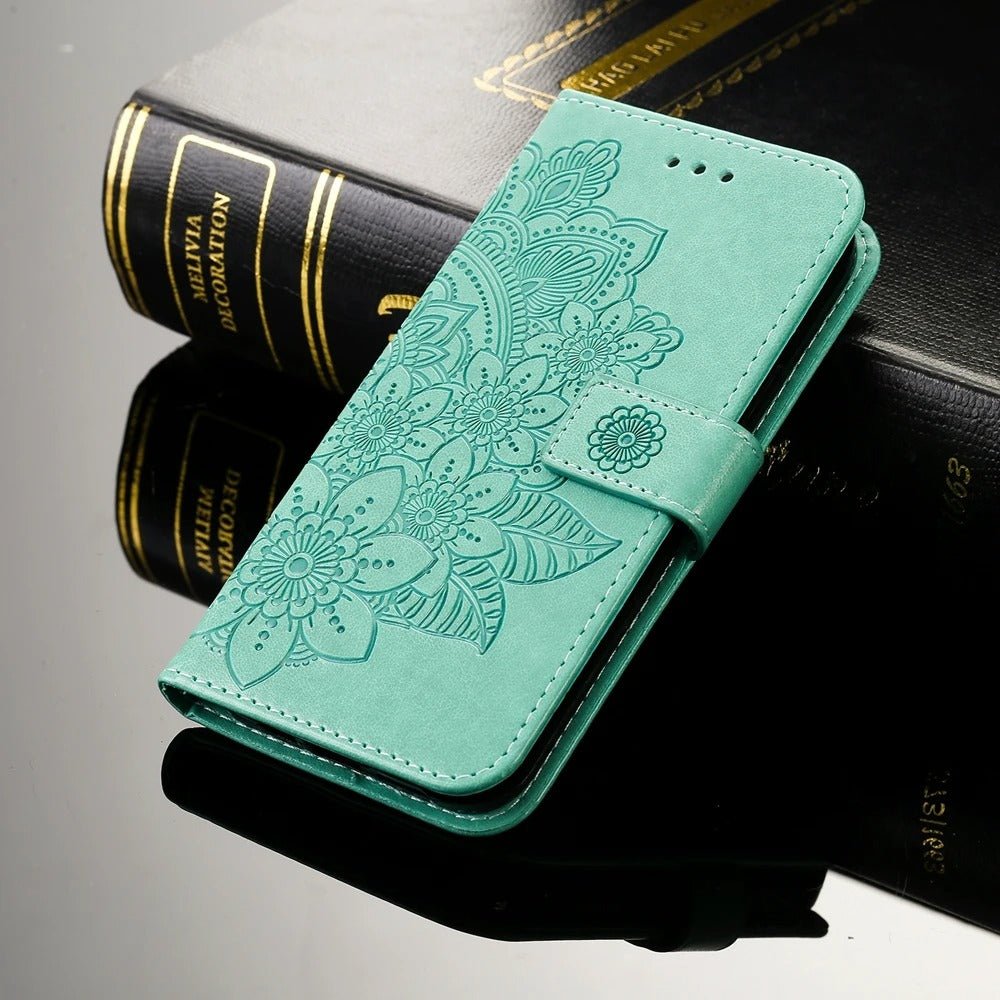 coque samsung s24 BloomWallet vert