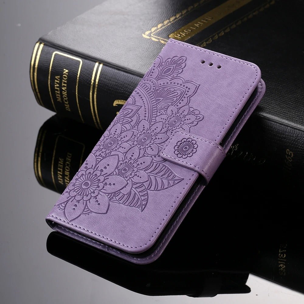 coque samsung s24 BloomWallet violet