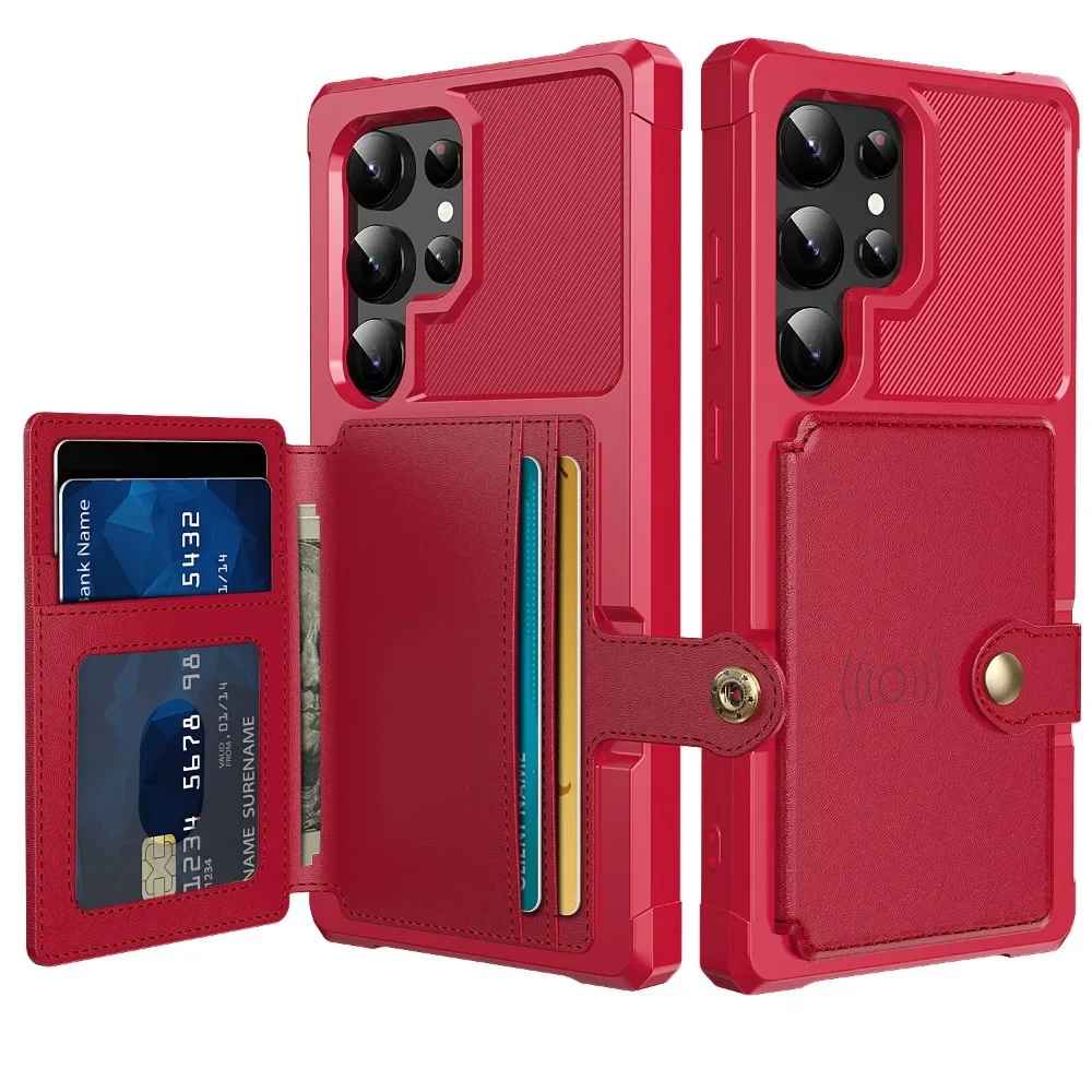 coque samsung s24 ShadowGrip rouge
