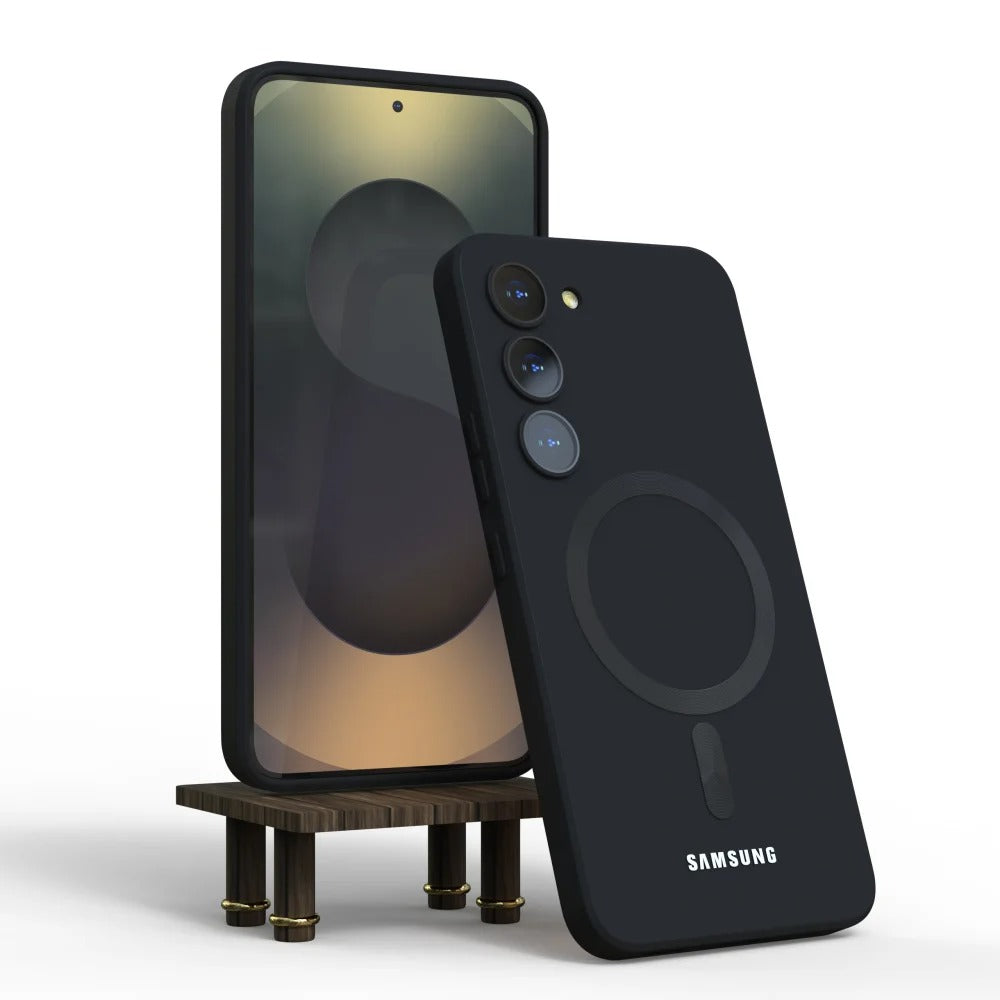 coque samsung s25 AeroMag noir