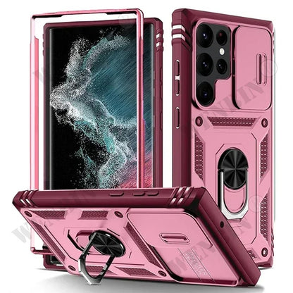 coque samsung s25 Titan Armor rose