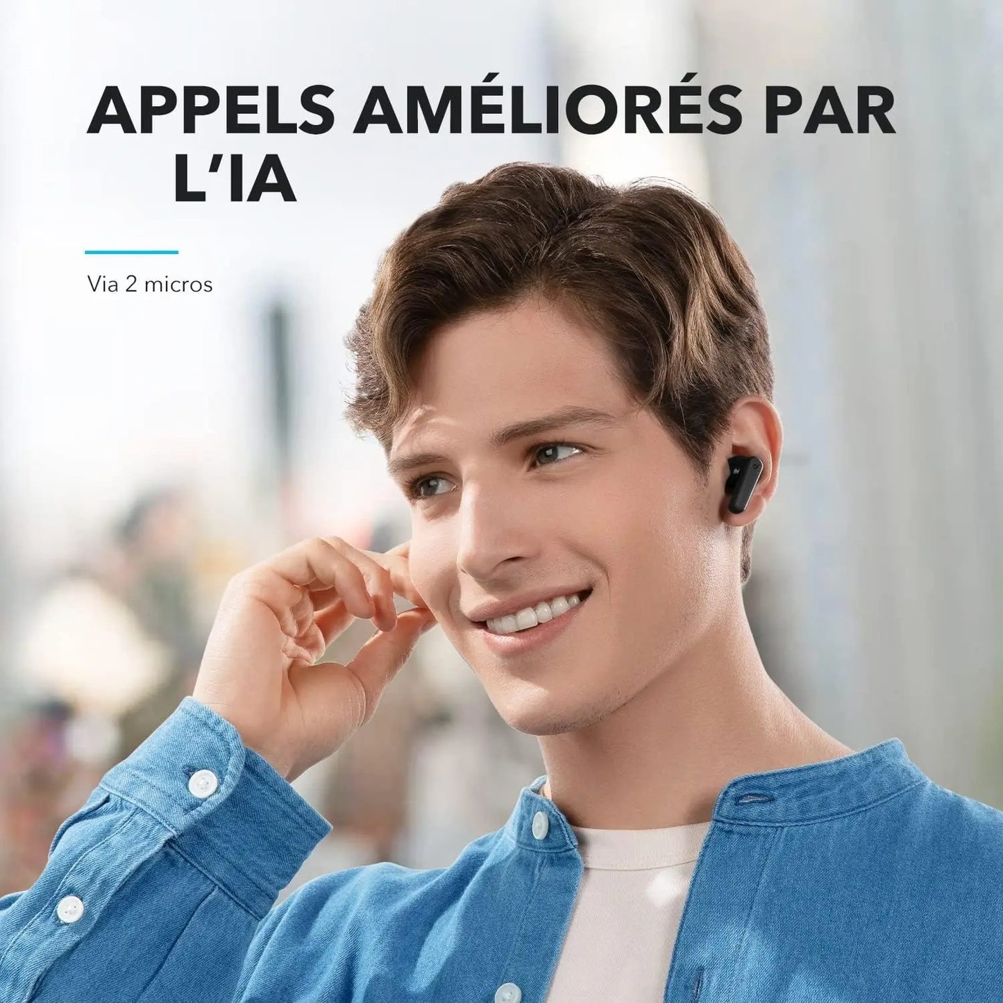 ecouteurs sans fil StormBeats visage