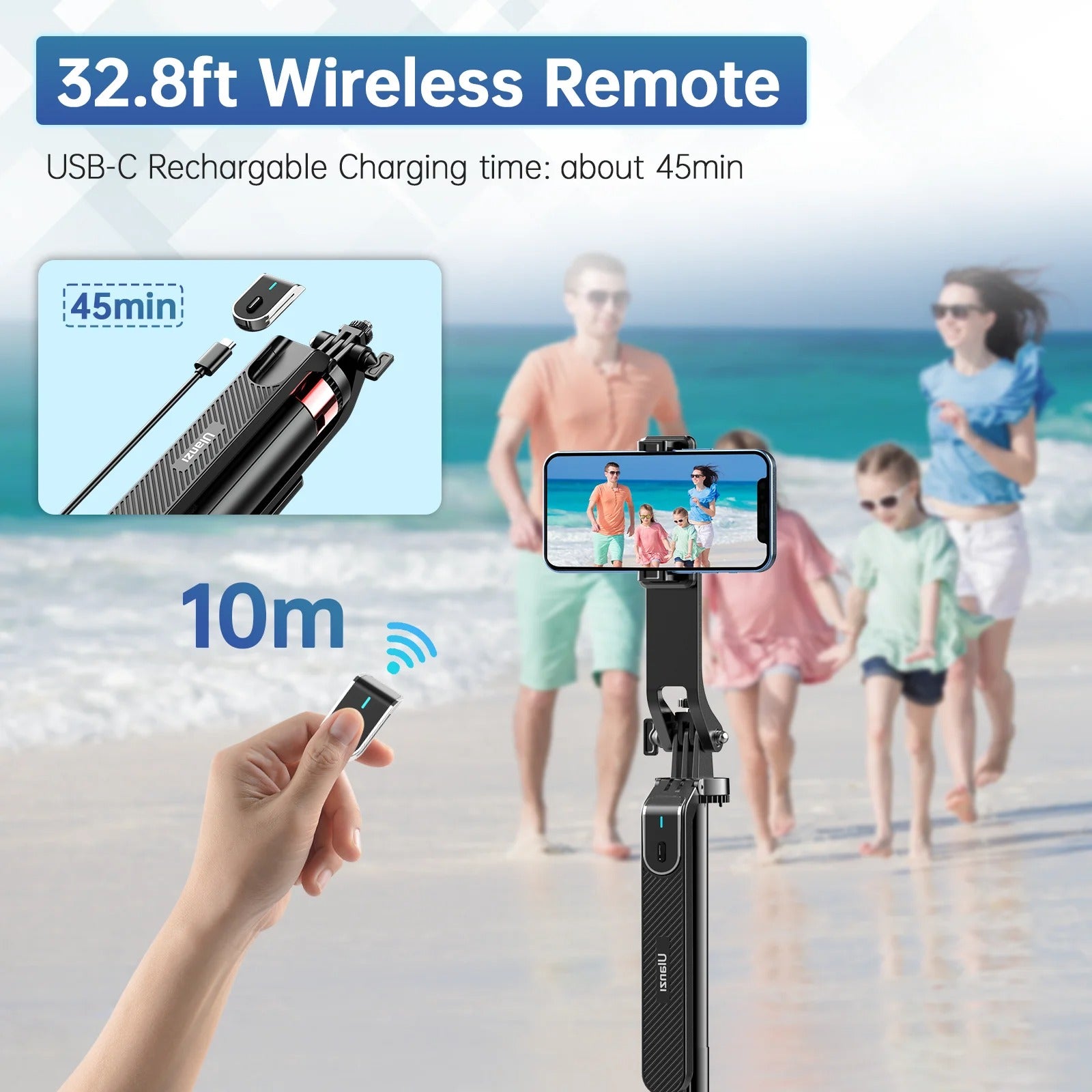 perche pour telephone Upod plage