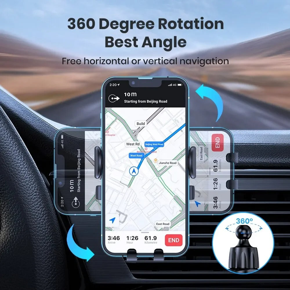 support de telephone voiture Loky position