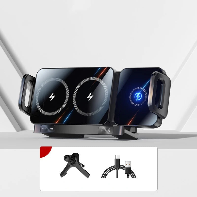 support de telephone voiture PulseDock noir