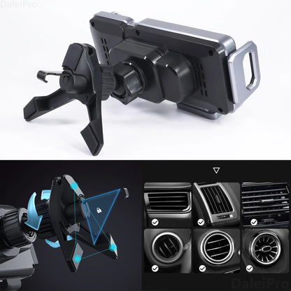 support detelephone voiture PulseDock vue arriere