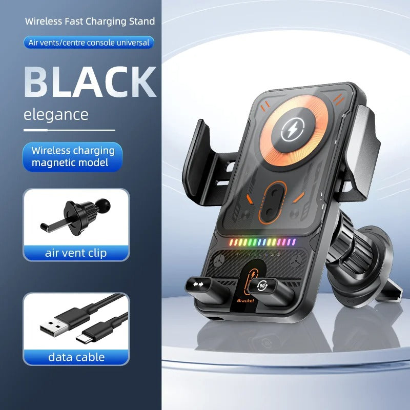 support de telephone voiture VoltEdge noir