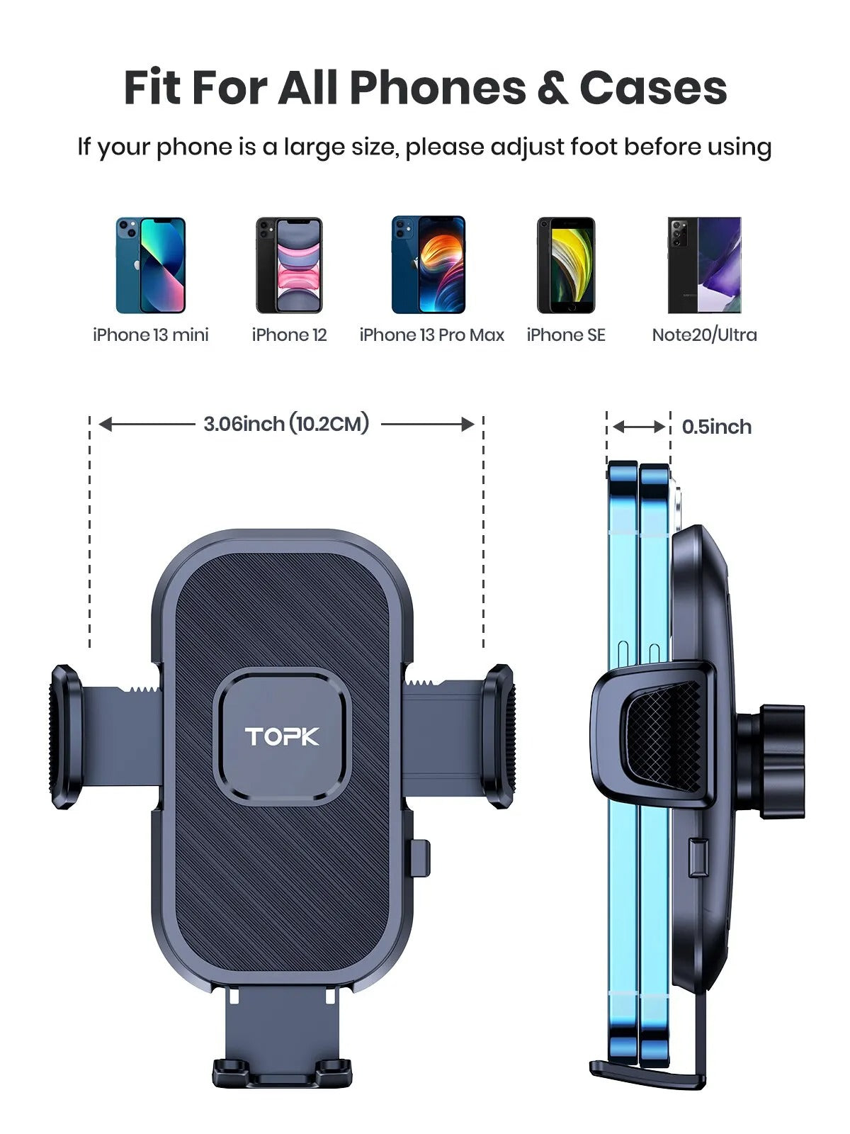 support voiture pour telephone AdaptClip cases